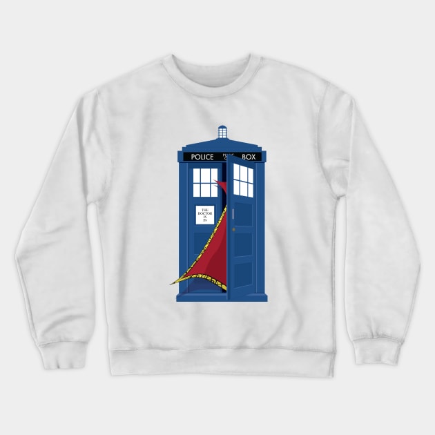 The Doctor is In Crewneck Sweatshirt by Artboy